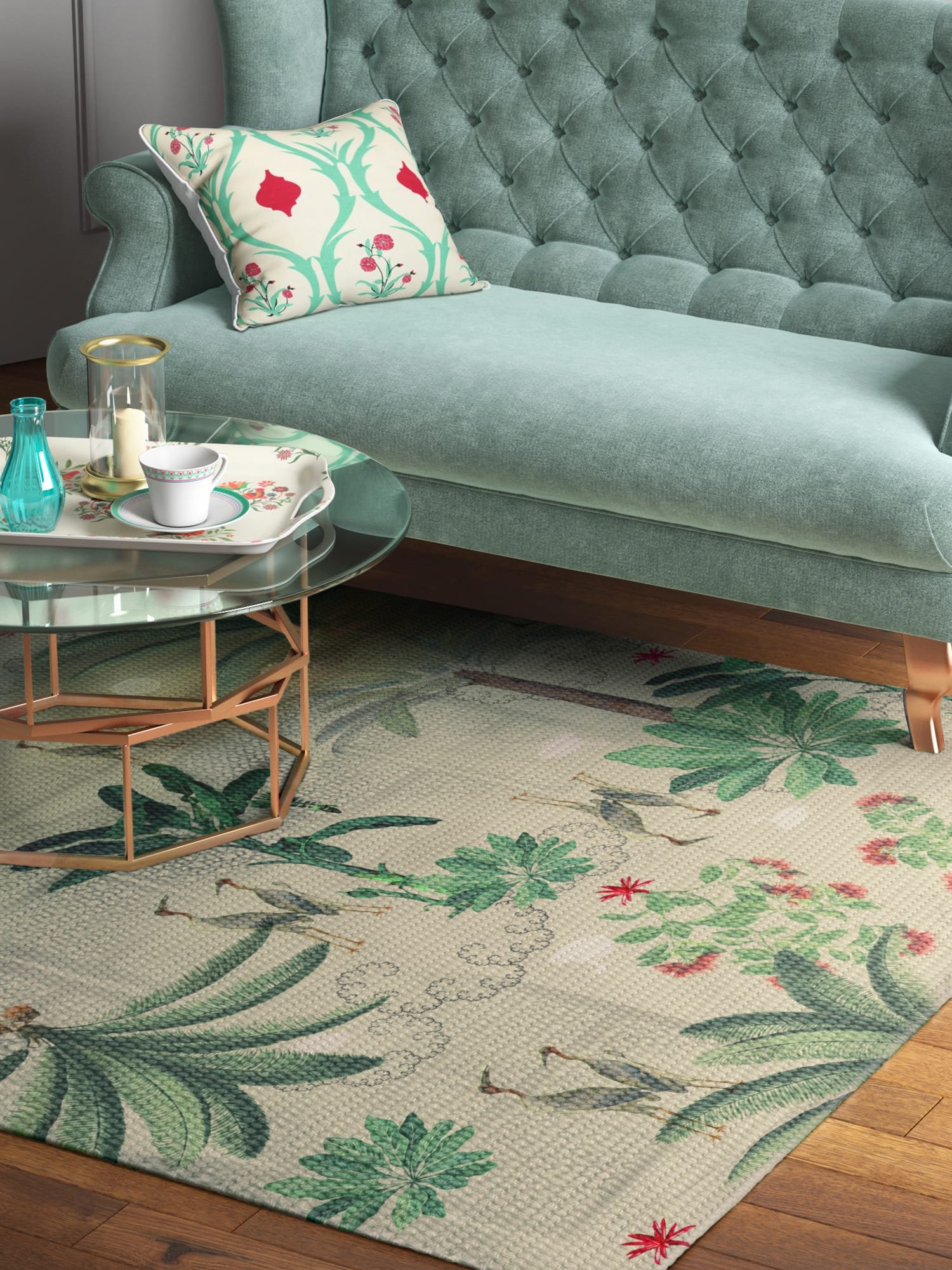 These trendy and aesthetically pleasing carpets are sure to add oomph