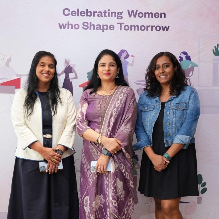 Aruna R, Director at Space Matrix_ Reema Bhandari, Director at M Moser_ Varsha Kempaiah, Director, Spacelab at RC Architecture