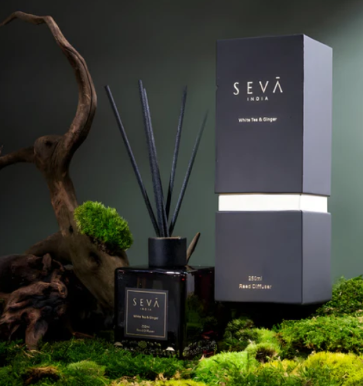 Reed Diffuser - Dil Se White Tea - 250 ml - SEVA Home