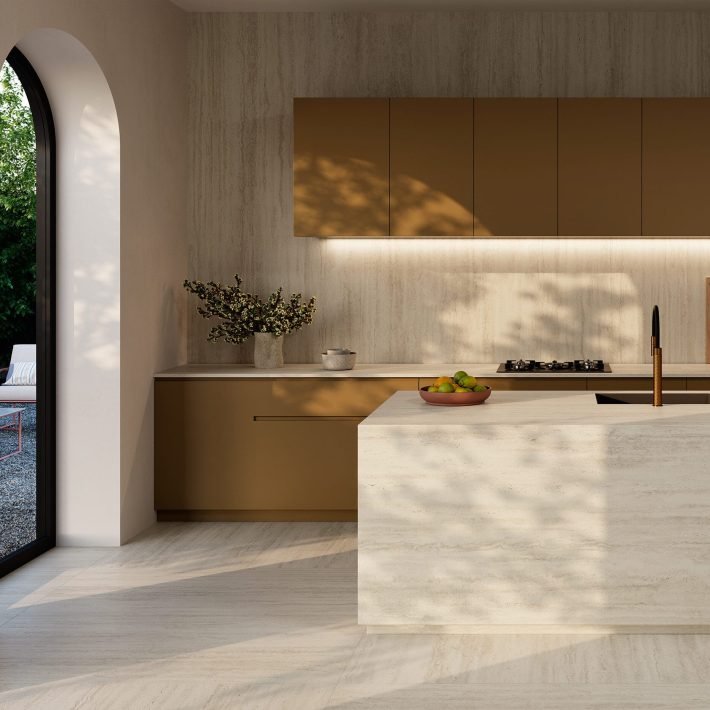 amb TRAVERTINO CLASSICO NATURAL cocina 1