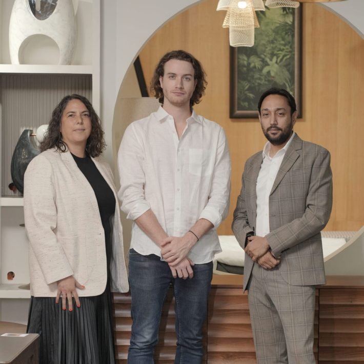 (l to R)Debbie Williamson, Sam Greig and Gaurav Jain